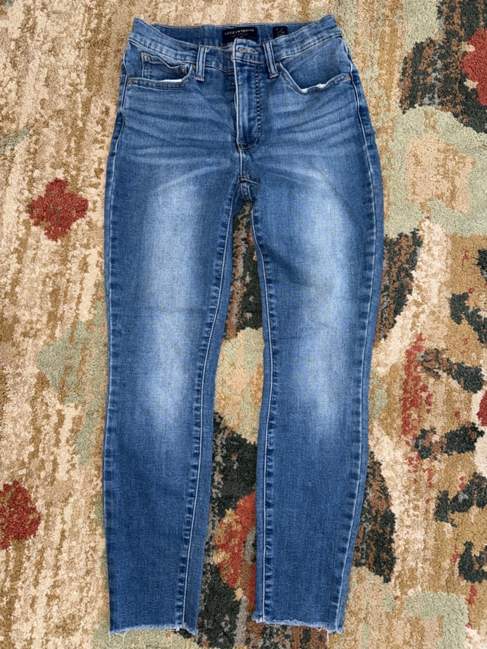 Lucky Brand Mid-Blue Skinny Jeans